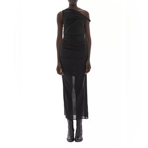 NWT Helmut Lang Asymmetric Midi Dress